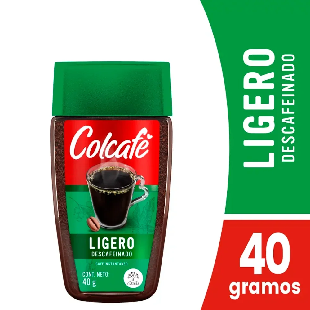 Colcafe ligero descafeinado 40g