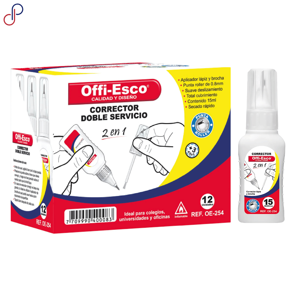 corrector offi esco doble servicio