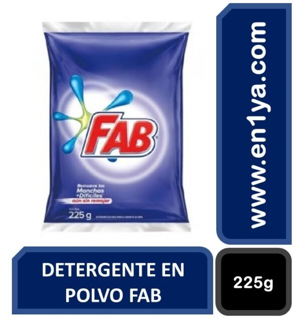 detergente fab en polvo x225g