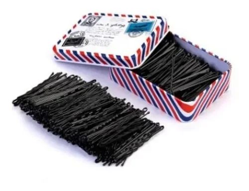 Caja de pinzas negras x100