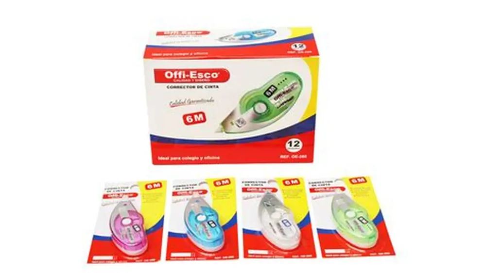 Corrector cinta office-esco x6 mt