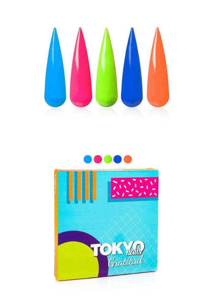 Gama de Geles Tokyo Gratitud 5 piezas