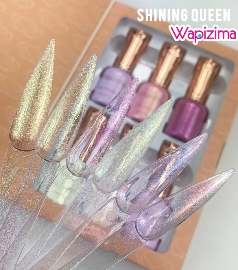 Gamas de Geles Wapizima 6 piezas Shining Queen 6 Pzas