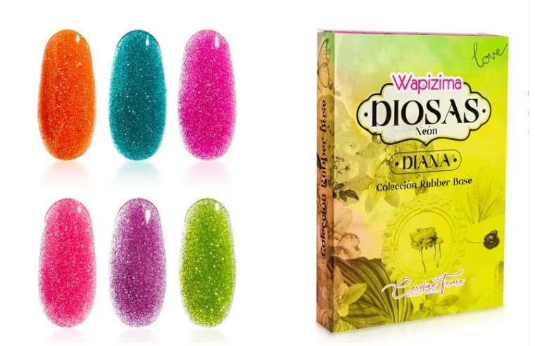 Gamas de Geles Diosas Wapizima de 6 colores Diana
