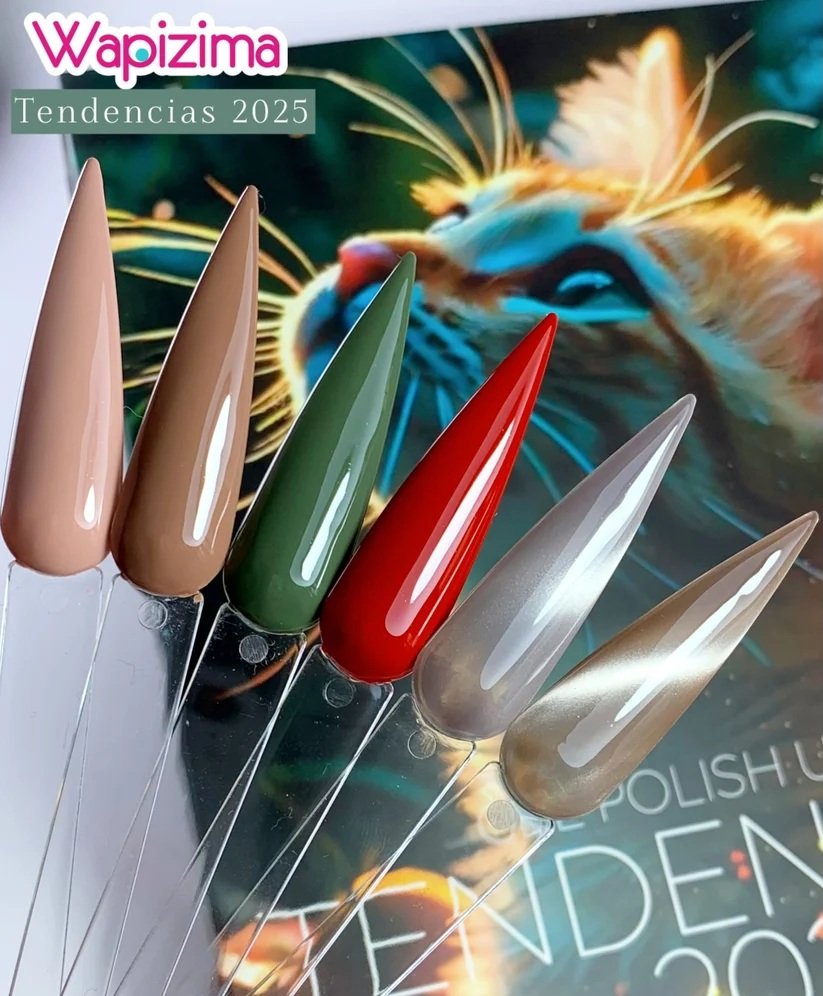 Gama de Geles Wapizima Polish Tendencias 2025 6pzas
