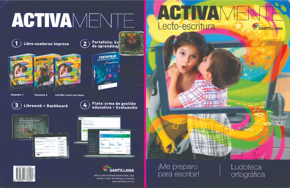 CARTILLA ACTIVAMENTE LECTO ESCRITURA