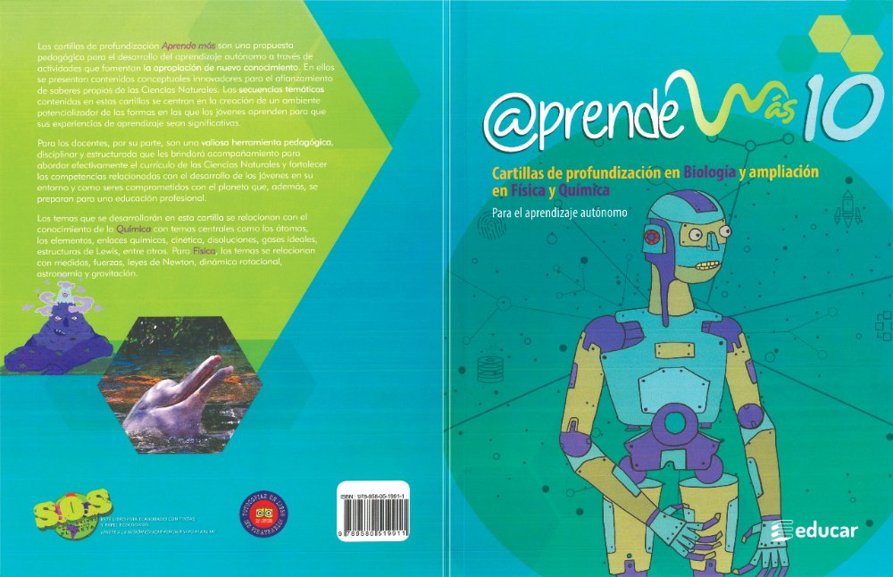 Aprende mas 10 cartilla Biologia Fisica y Quimica Educar