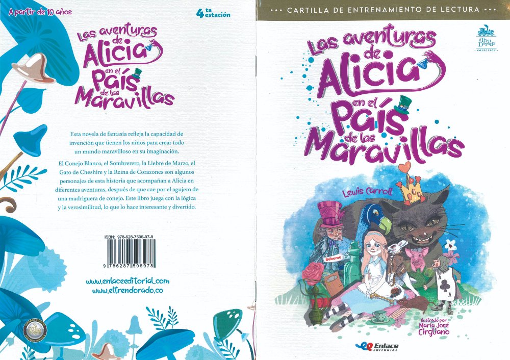 CARTILLA  LAS AVENTURAS DE ALICIA EN EL PAIS DE LAS MARAVILLAS ok