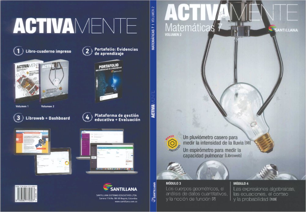 ACTIVAMENTE MATEMATICAS 7 VOL 2