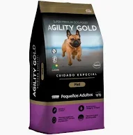 AGILITY GOLD PIEL PEQUEÑOS ADULTOS 1.5 KG