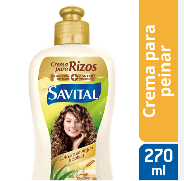 CREMA SAVITAL ACEITE DE ARGAN Y SABILA