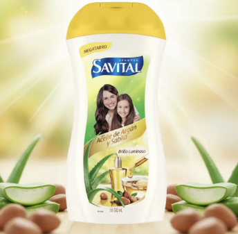 SHAMPOO SAVITAL ACEITE DE ARGAN Y SABILA