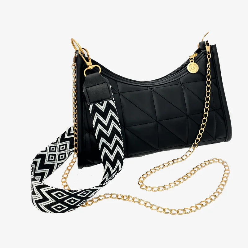 D1BOLSO NEGRO RIALLA Y CADENA