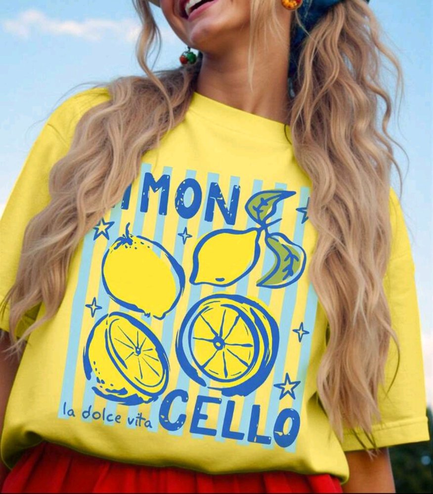 Camiseta limón amarilla