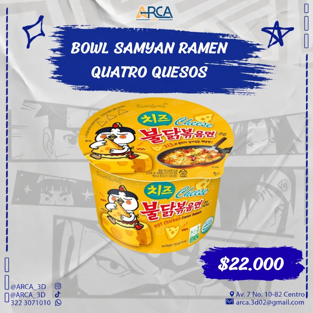 BULDAK  4 QUESOS BOWL