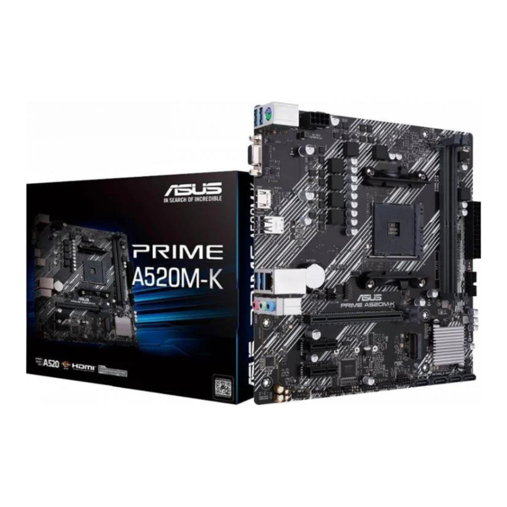 Asus Placa Madre Prime A520M-K