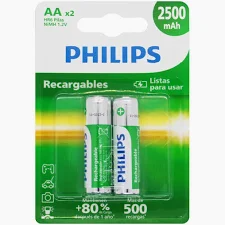 Philips Pilas Recargable AA