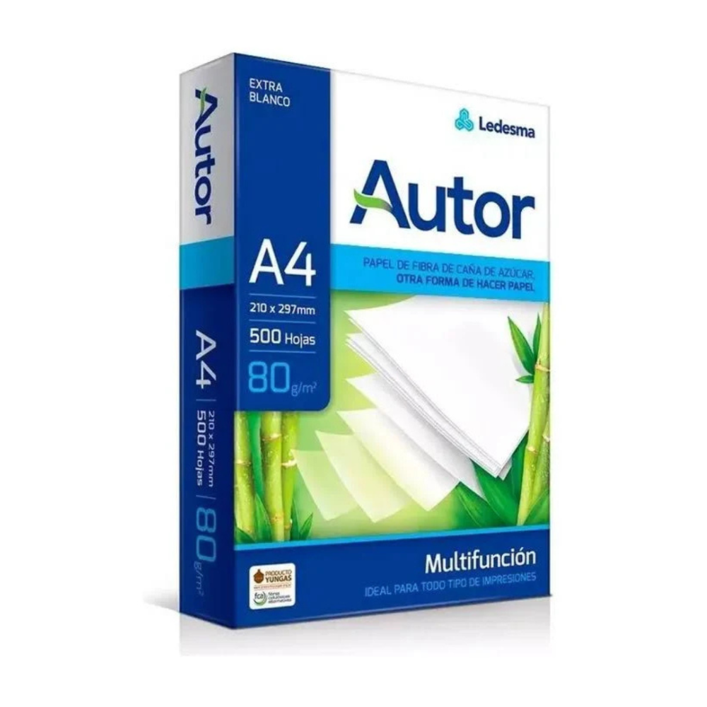 Autor Resma A4 80g - 500 H
