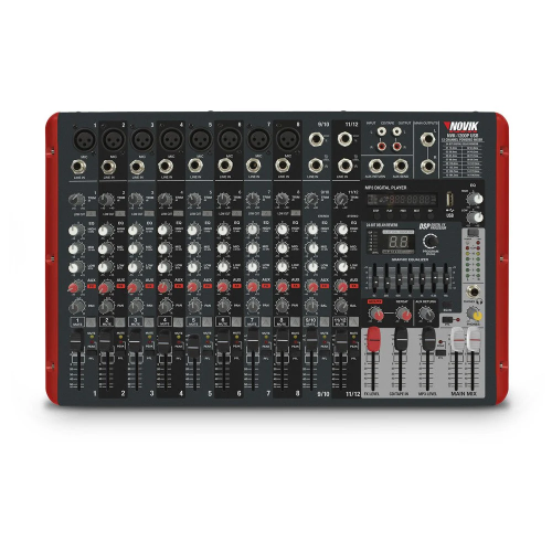 Novik Mixer/Mezclador Potenciado NVK-1200P MKII