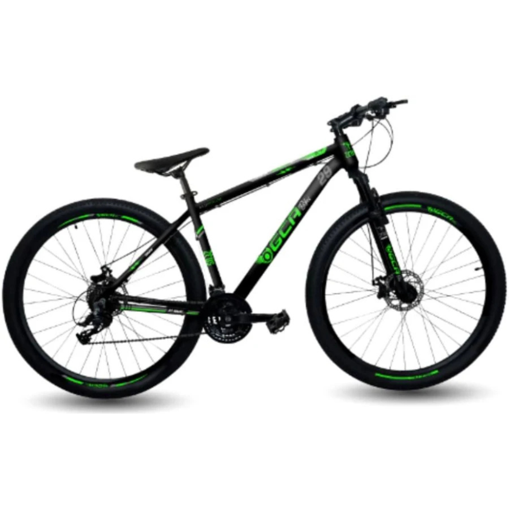 GCA Bicicleta Mountainbike Rodado 29 - 21 Velocidades - Zeus 5 - Negro