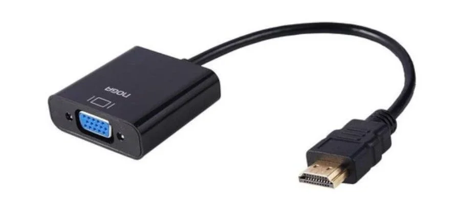 Netmak Adaptador de Video HDMI M a VGA H + Audio NM-C81