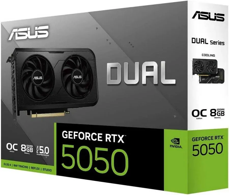 Asus Placa de Video Dual RTX 5050 8 GB
