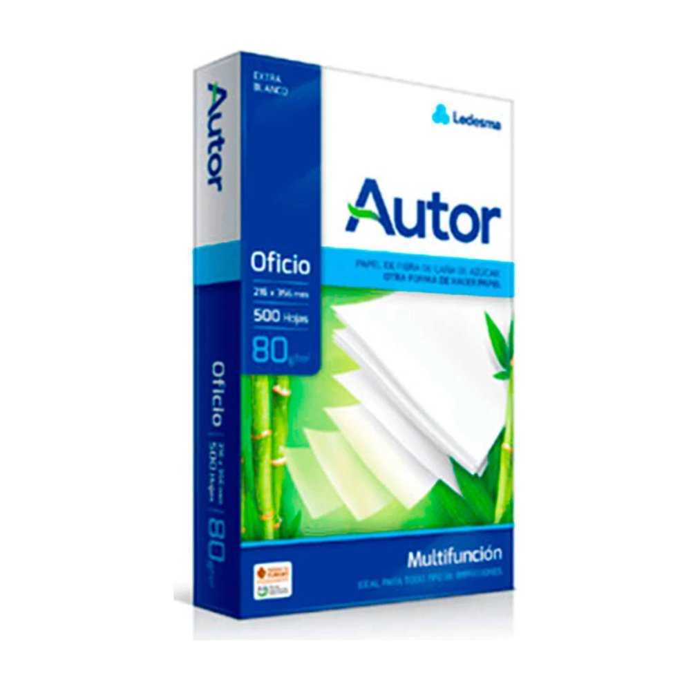 Autor Resma Oficio 75gr - 500 H