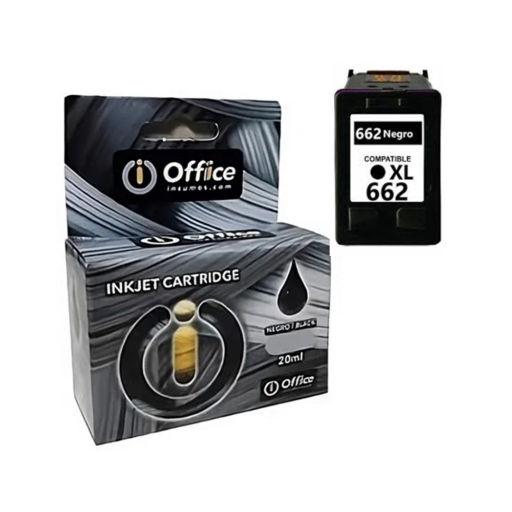 Cartucho Alternativo HP 662XL Negro 18ML