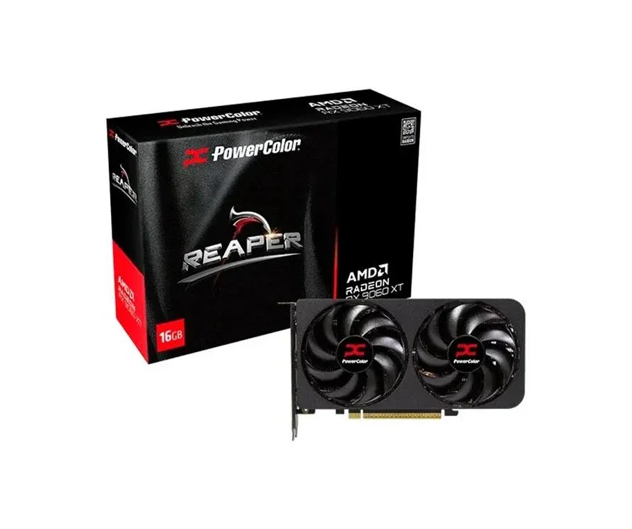 PowerColor Placa de Video RX 9060 XT 16 GB VRAM Reaper
