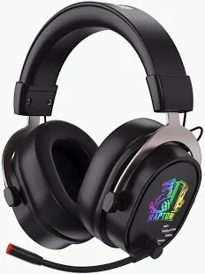 Auricular Gamer Raptor Inferno PRO X 7.1 Wireless c/Dongle Negro