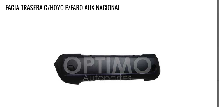 MATIZ FACIA TRAS C/HOYO P/FARO AUX