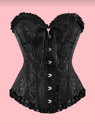 Corset NEGRO (Halloween)