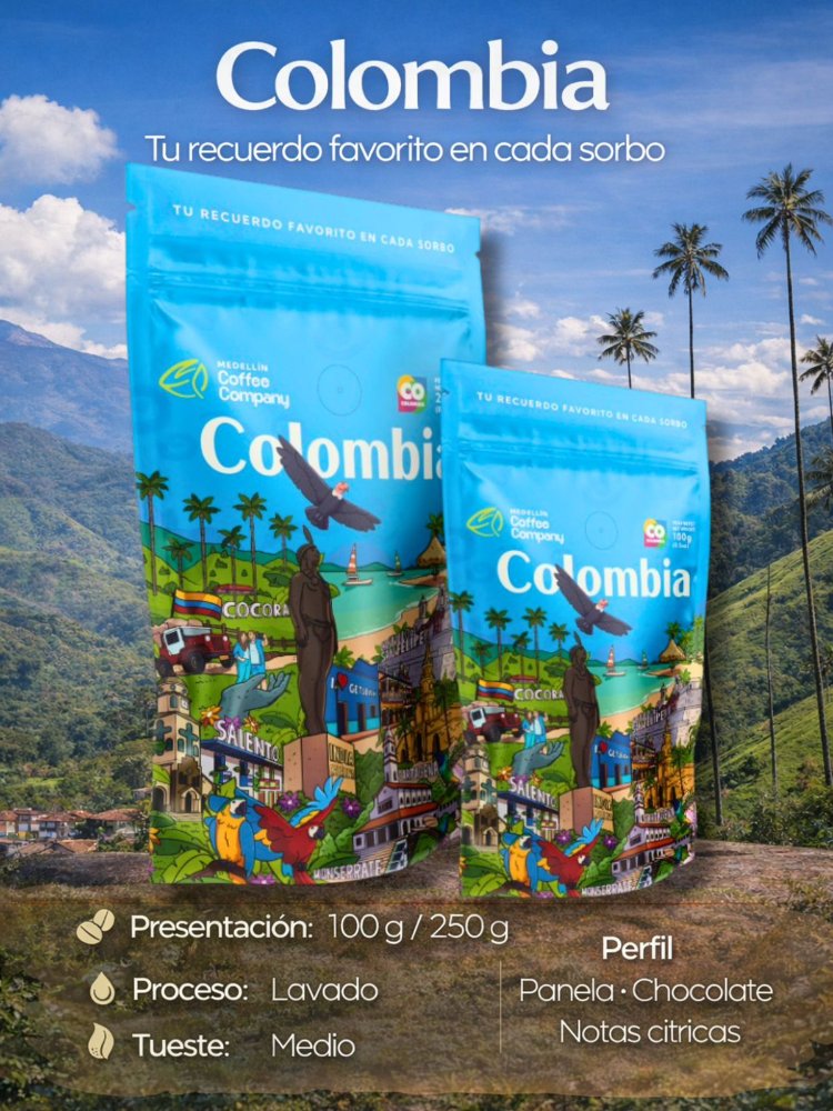 Café lavado edición Colombia