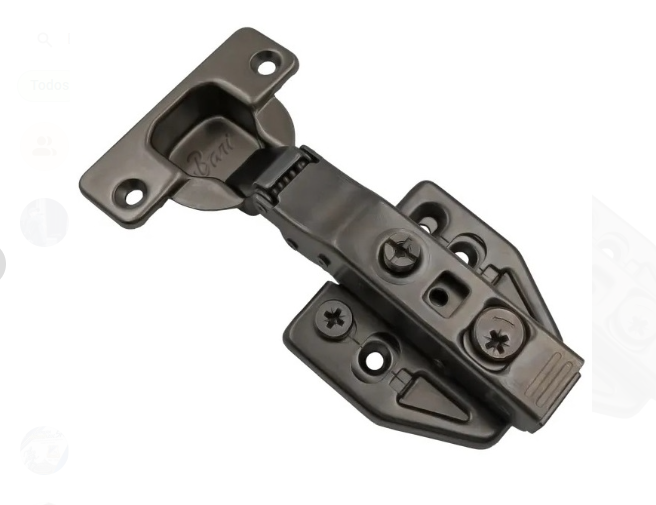 BISAGRA SEMI PARCHE 3D CIERRE LENTO