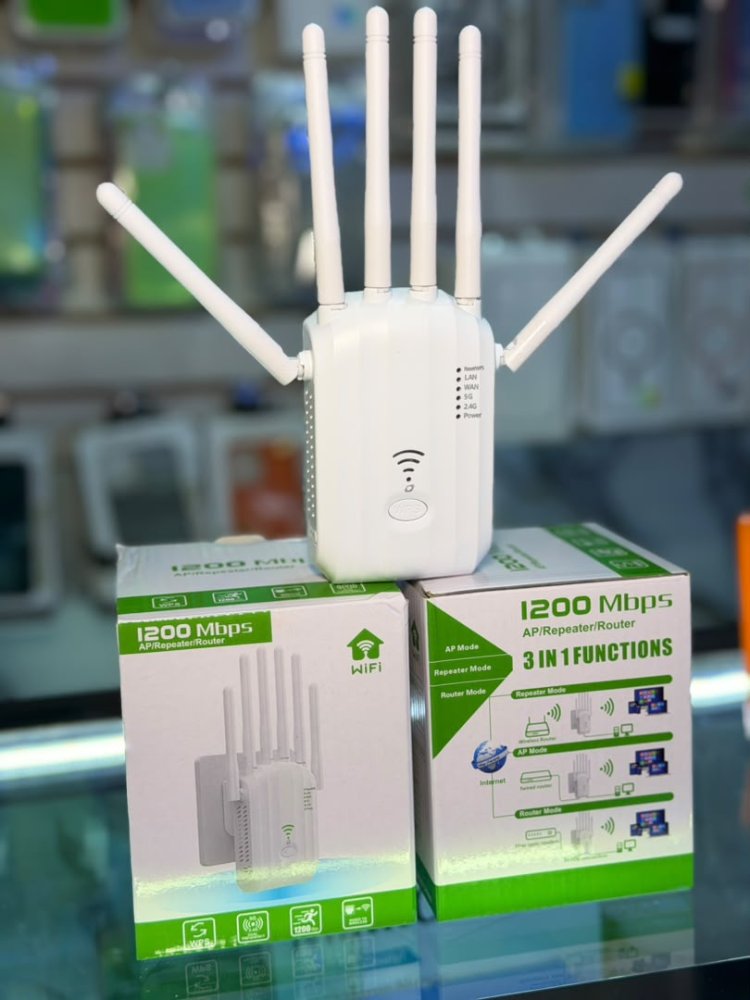 Repetidor de wifi 1200mbps 6 antenas