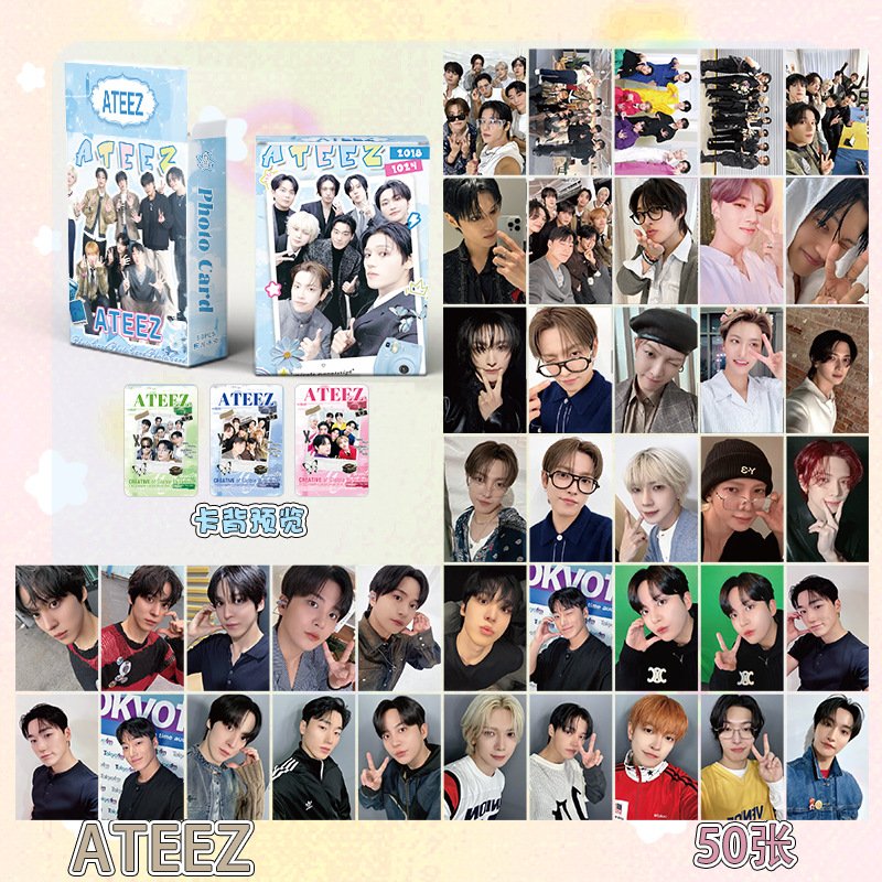 ATEEZ Lomocard