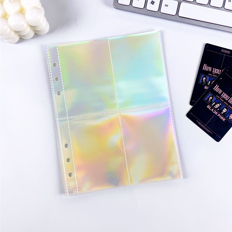 Micas de 4 espacios holográficas arcoíris