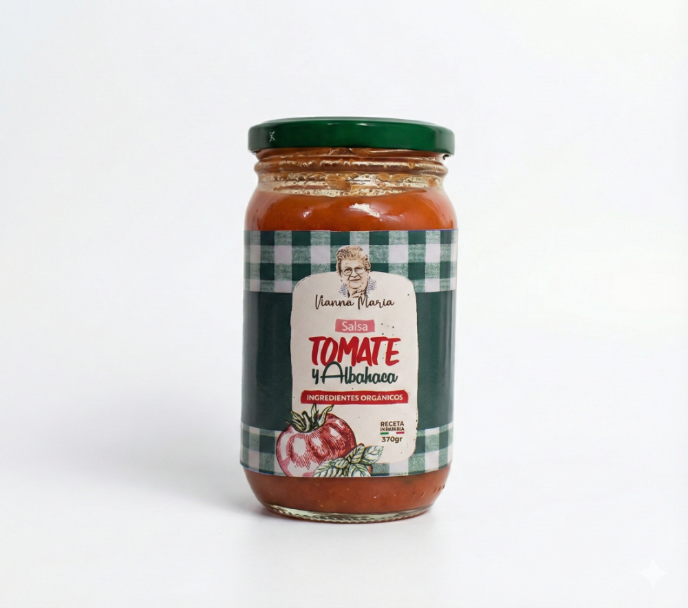 Salsa de Tomate y Albahaca x 500 g