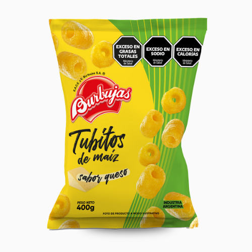 Burbuja Tubitos de Queso  80gr