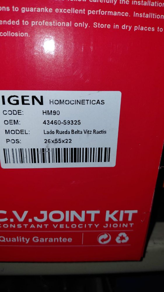 HOMOCINETICA 26X55X22 NEW VITZ