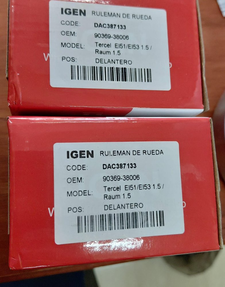 RULEMAN DELANTERO TERCEL
