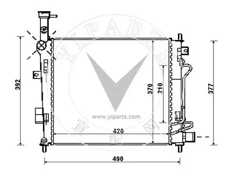RADIADOR PICANTO AT 1Y050