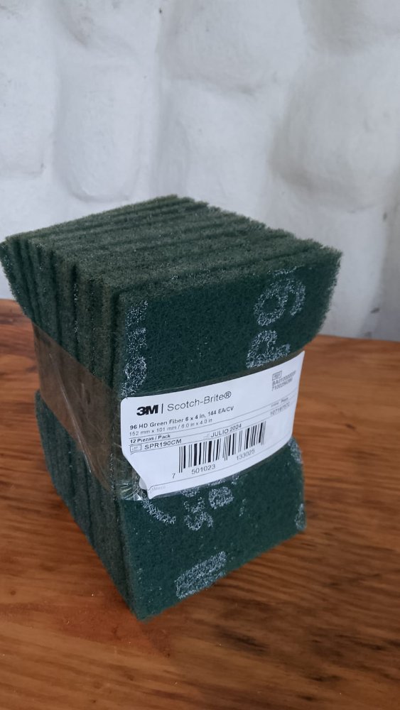 DESECHABLE BRILLO VERDE
