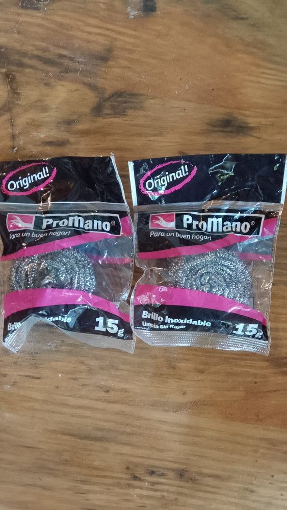 DESECHABLE BRILLO DE ACERO