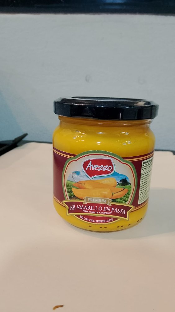 condimento aji amarillo en pasta