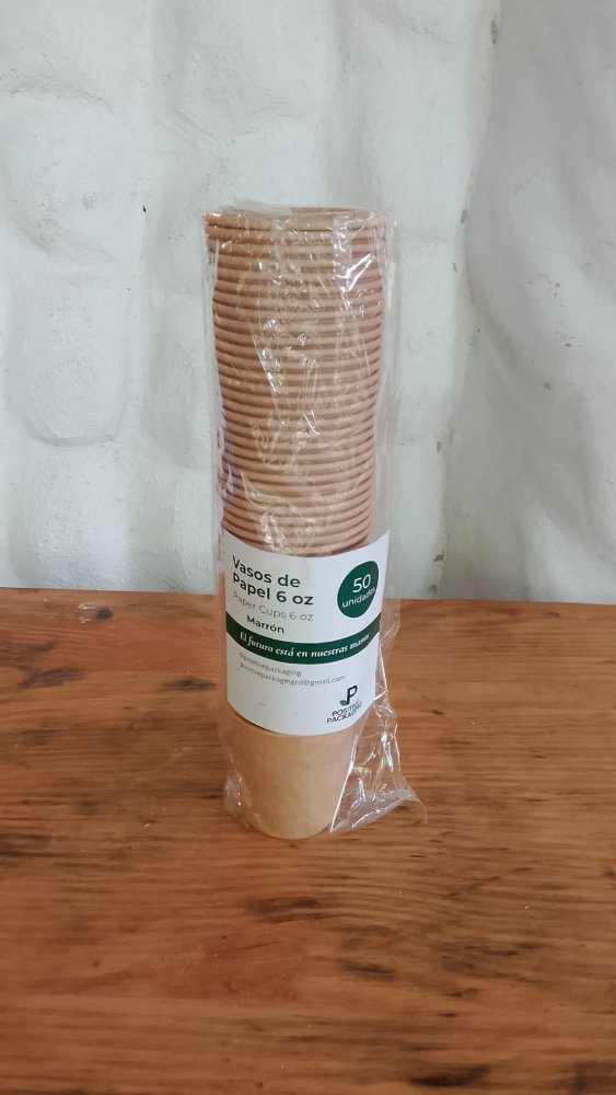 DESECHABLE VASO DE CARTON 6 OZ