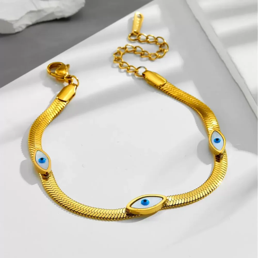 pulsera ojo tejido serpiente