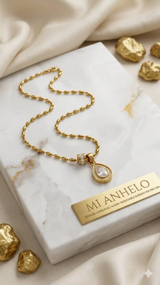 Collar con dije de circon
