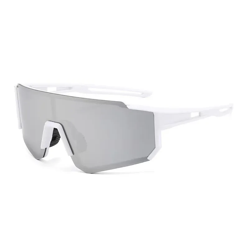 lentes plateados con blanco