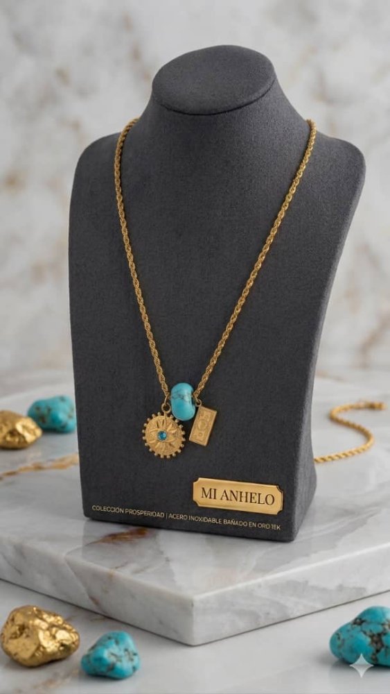 Collar ojo turco y dolar